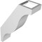 Ekena Millwork 3-in. W x 8-in. D x 12-in. H Funston Architectural Grade PVC Knee Brace BRCP03X08X12FST - alternate 6